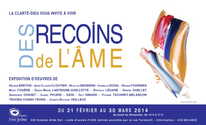 2014-02-21 Affiche Des recoins de l'Ã¢me